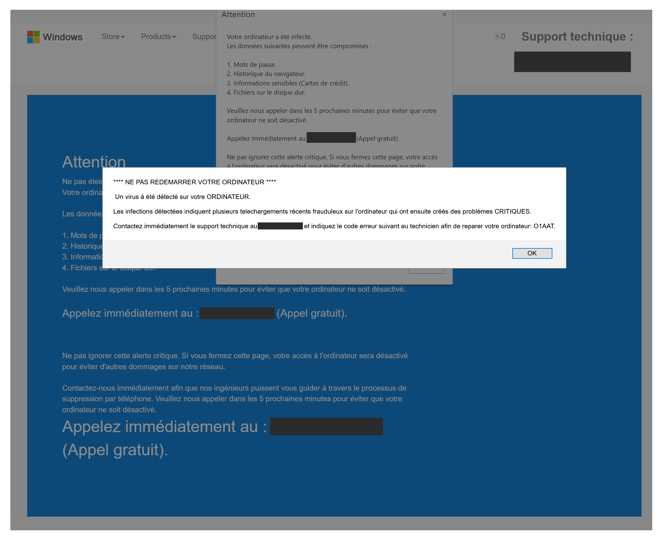 Lire la suite à propos de l’article Méfiez-vous de l’arnaque au faux support technique informatique